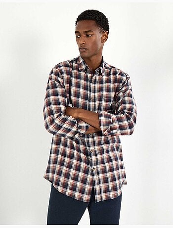 Camisa de franela de cuadros, MO Fashion