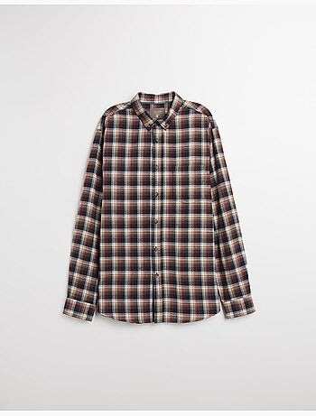 Camisa de franela de cuadros, MO Fashion