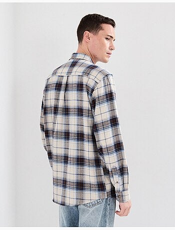 Camisa de franela de cuadros, MO Fashion