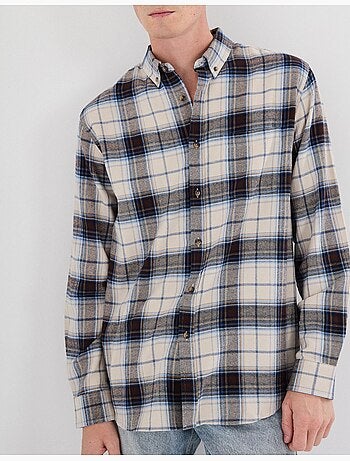 Camisa de franela de cuadros, MO Fashion