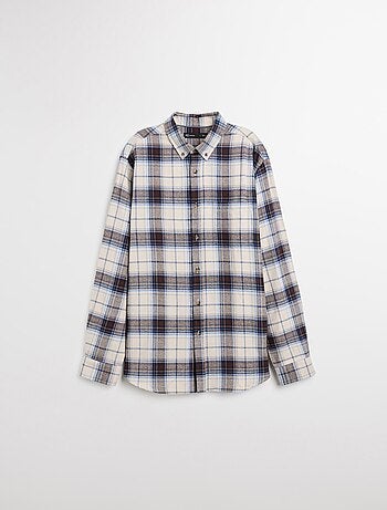 Camisa de franela de cuadros, MO Fashion