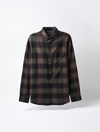 Camisa de franela de cuadros, MO Fashion