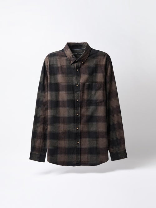 Camisa de franela de cuadros, MO Fashion - Kiabi