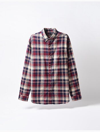 Camisa de franela de cuadros, MO Fashion