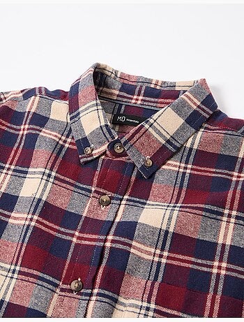 Camisa de franela de cuadros, MO Fashion