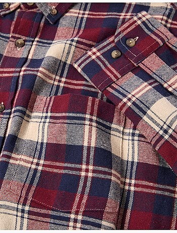 Camisa de franela de cuadros, MO Fashion