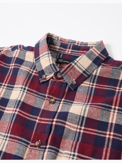 Camisa de franela de cuadros, MO Fashion - Kiabi Camisa de franela de cuadros, MO Fashion - Kiabi