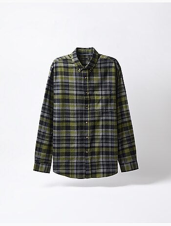 Camisa de franela de cuadros, MO Fashion