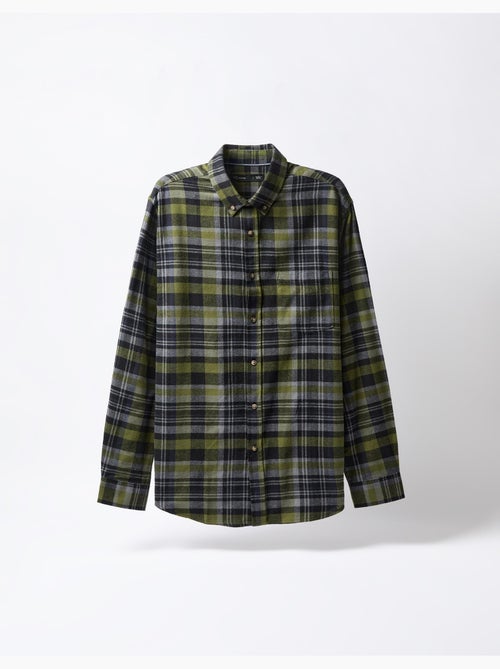 Camisa de franela de cuadros, MO Fashion - Kiabi