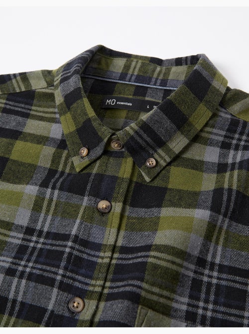 Camisa de franela de cuadros, MO Fashion - Kiabi