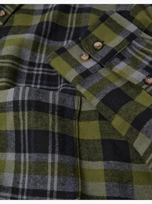 Camisa de franela de cuadros, MO Fashion - Kiabi