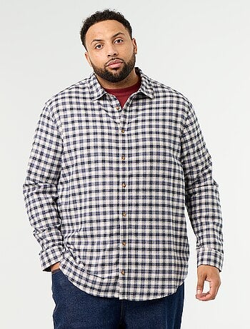Camisa de franela estampada
