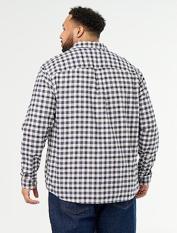 Camisa de franela estampada