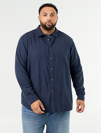 Camisa de franela estampada