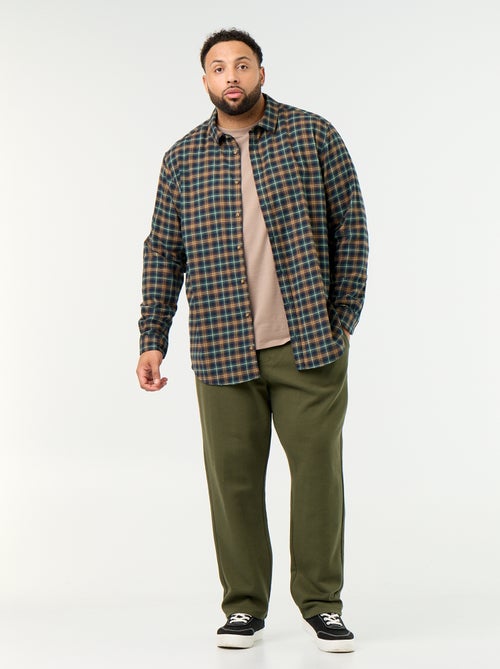 Camisa de franela estampada - Kiabi