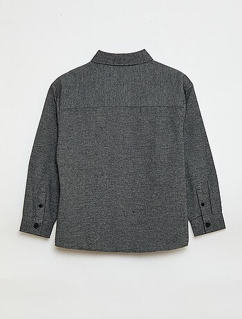 Camisa de franela lisa