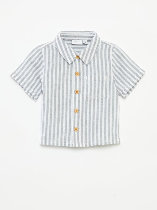 Camisa de gasa de algodón 'Name it' - Kiabi