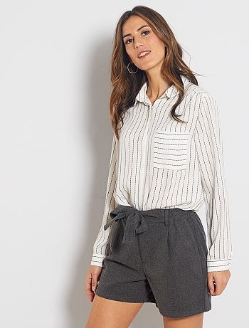 Camisa de gasa de crepé - Kiabi