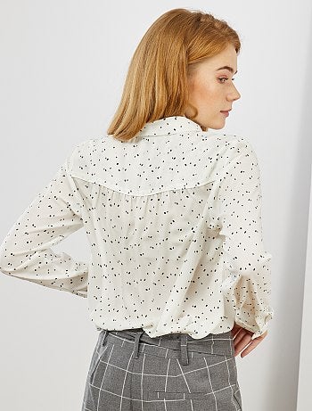 Camisa de gasa de crepé - Kiabi