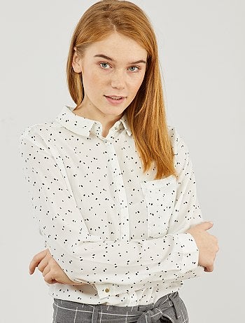 Camisa de gasa de crepé - Kiabi