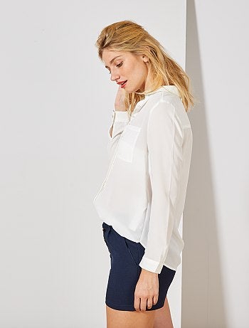 Camisa de gasa de crepé - Kiabi