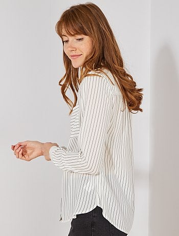 Camisa de gasa de crepé - Kiabi