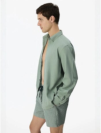 Camisa de hombre air de mezcla de lino penti
