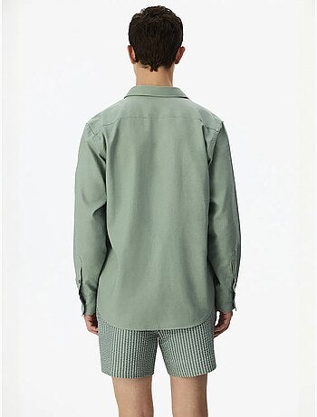 Camisa de hombre air de mezcla de lino penti