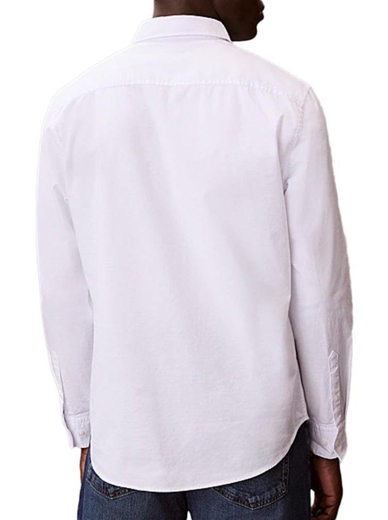 Camisa de Hombre Calvin Klein Jeans Blanco - Kiabi