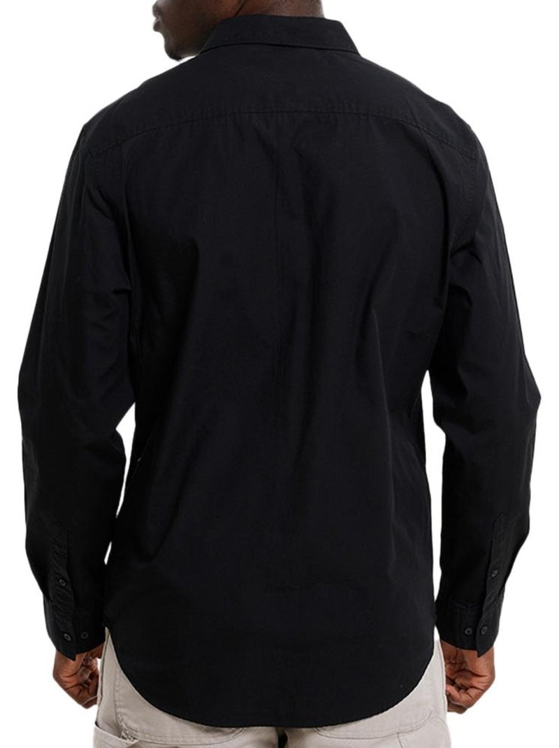 Camisa de Hombre Calvin Klein Jeans Negro - Kiabi