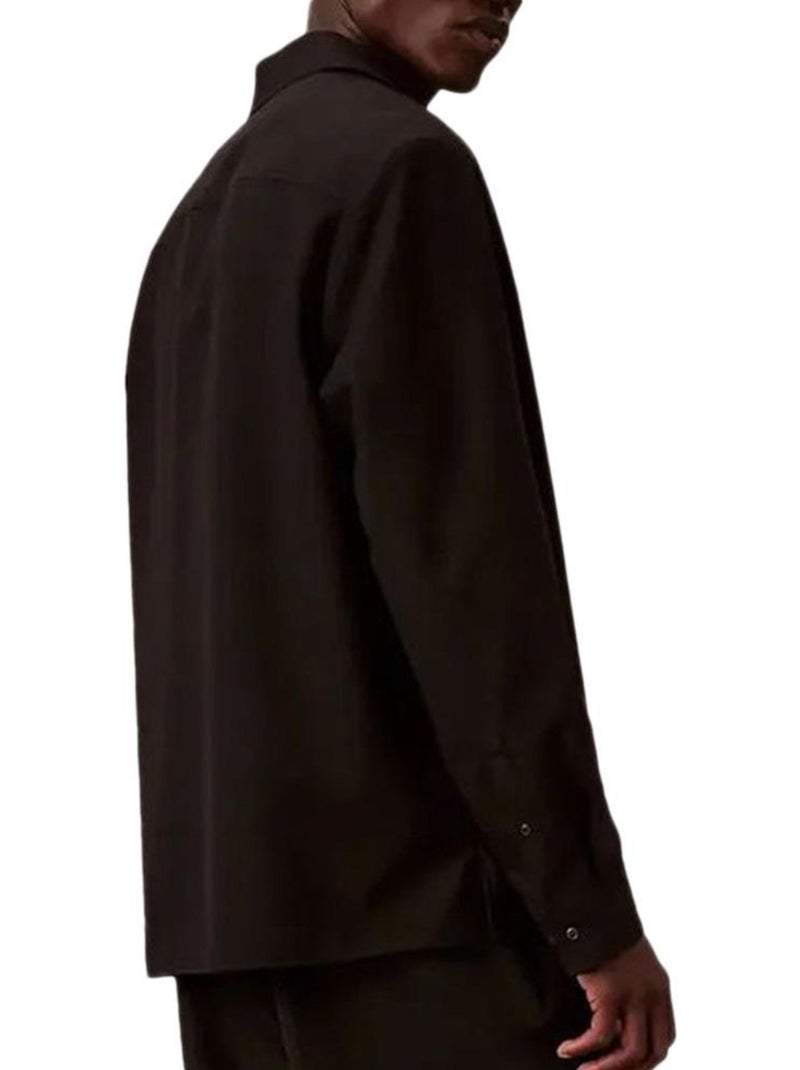 Camisa de Hombre Calvin Klein Jeans Negro - Kiabi