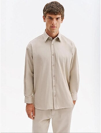 Camisa de hombre de algodón y lycra giesto