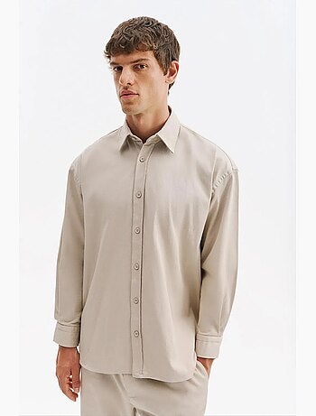 Camisa de hombre de algodón y lycra giesto