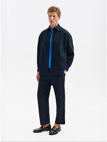 Camisa de hombre de algodón y lycra giesto