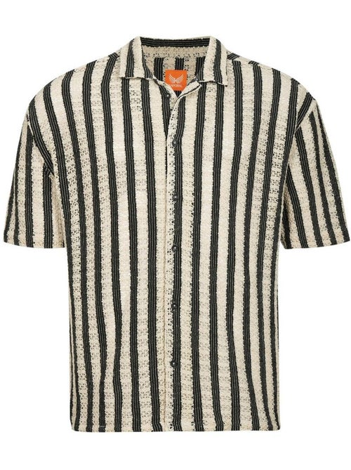 Camisa de hombre kaporal a rayas - Kiabi Camisa de hombre kaporal a rayas - Kiabi