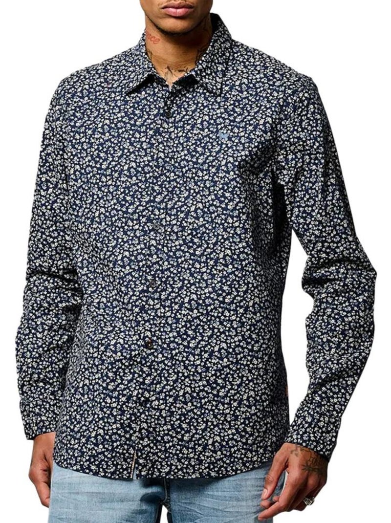 Camisa de Hombre Kaporal con Estampado Azul marino - Kiabi