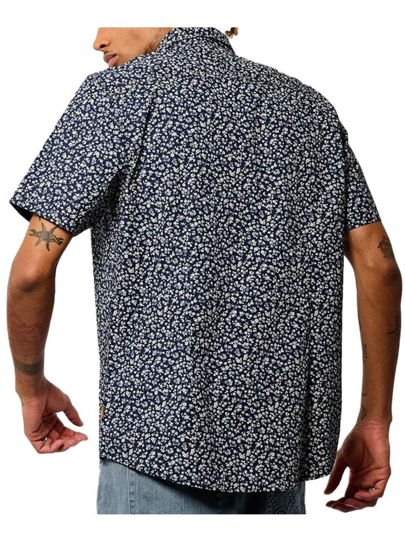Camisa de Hombre Kaporal Estilo Marinero Azul marino - Kiabi