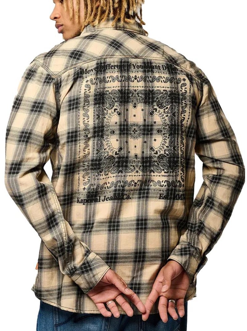 Camisa de Hombre Kaporal Negro - Kiabi