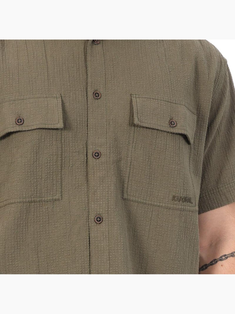 Camisa de hombre Kaporal Verde caqui claro - Kiabi