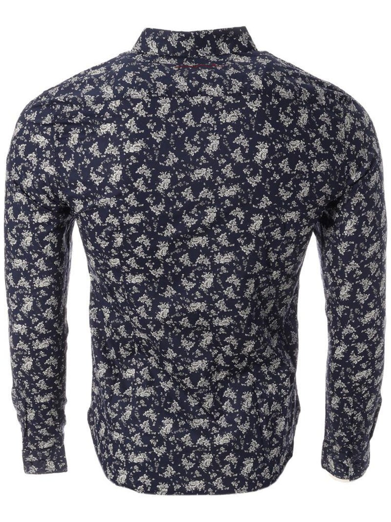 Camisa de Hombre Teddy Smith con Estampado Azul marino - Kiabi