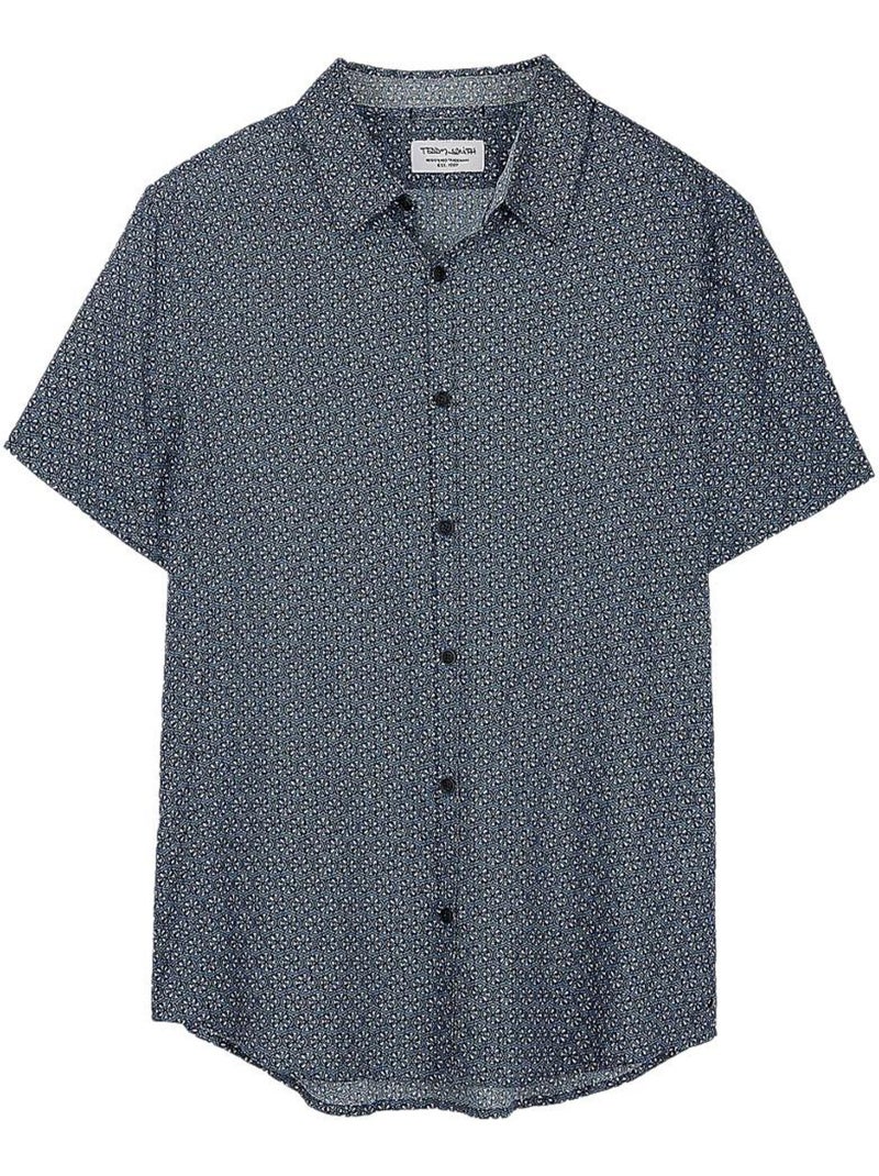Camisa de Hombre Teddy Smith con Estampado Azul marino - Kiabi