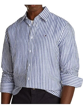 Camisa de hombre tommy hilfiger a rayas