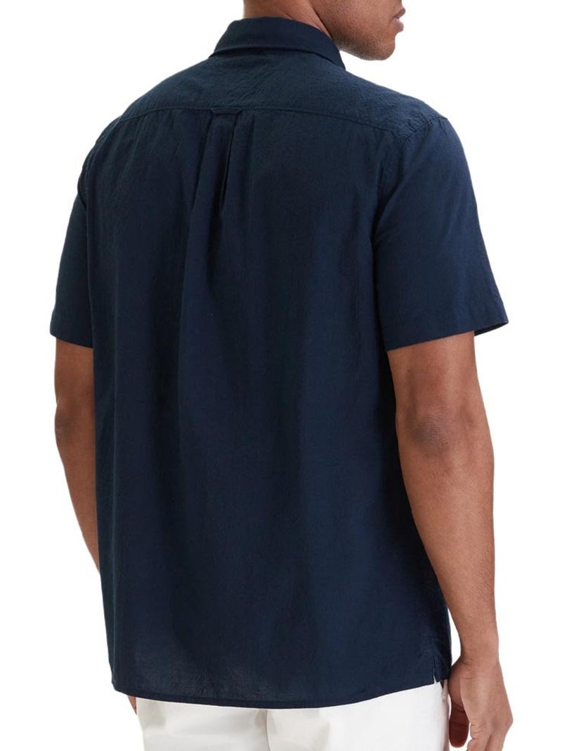 Camisa de hombre tommy hilfiger seersucker Azul marino - Kiabi