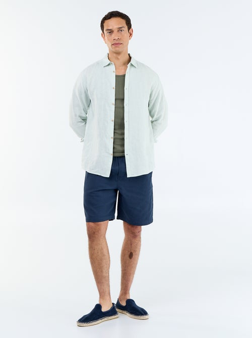 Camisa de lino - Kiabi