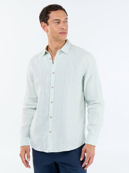 Camisa de lino - Kiabi