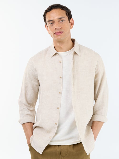 Camisa de lino - Kiabi