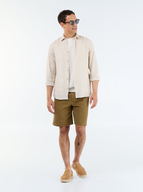 Camisa de lino - Kiabi