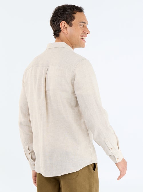 Camisa de lino - Kiabi