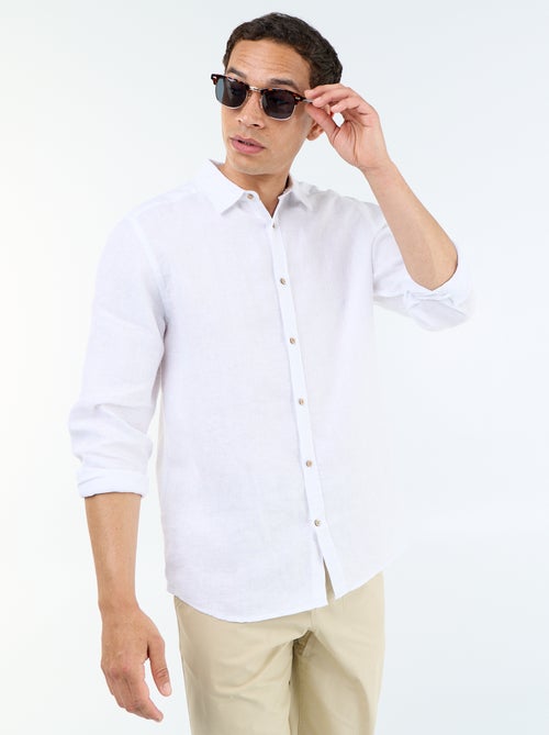 Camisa de lino - Kiabi