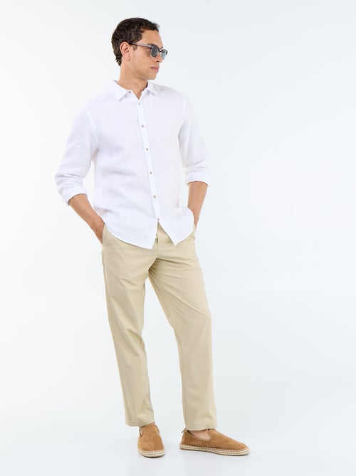 Camisa de lino - Kiabi